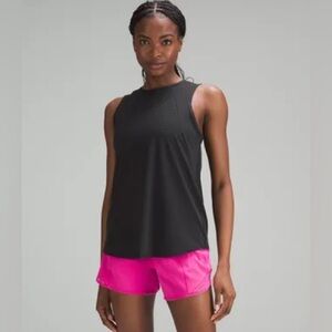 Lululemon Black Tank Top With Perforated Side Panels 🖤